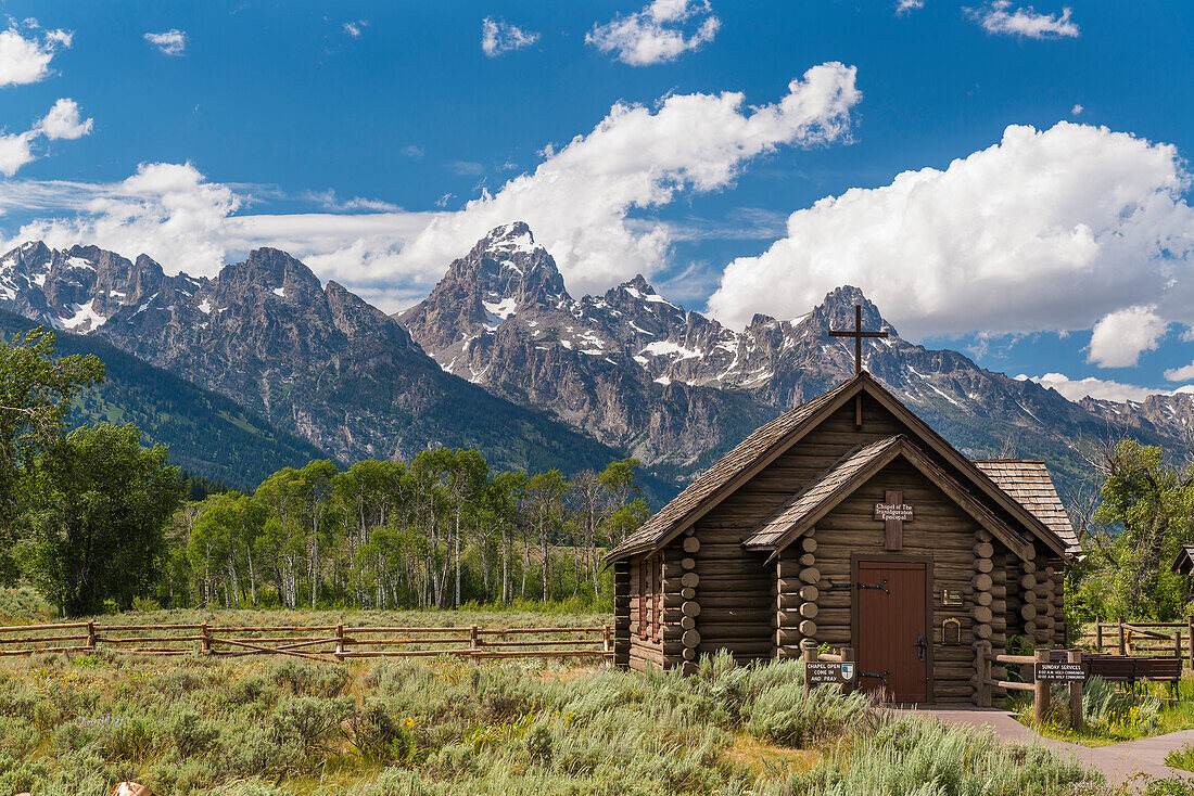 Chapel of the Transfiguration Episcopal, Grand Teton National Parc, Wyoming, USA