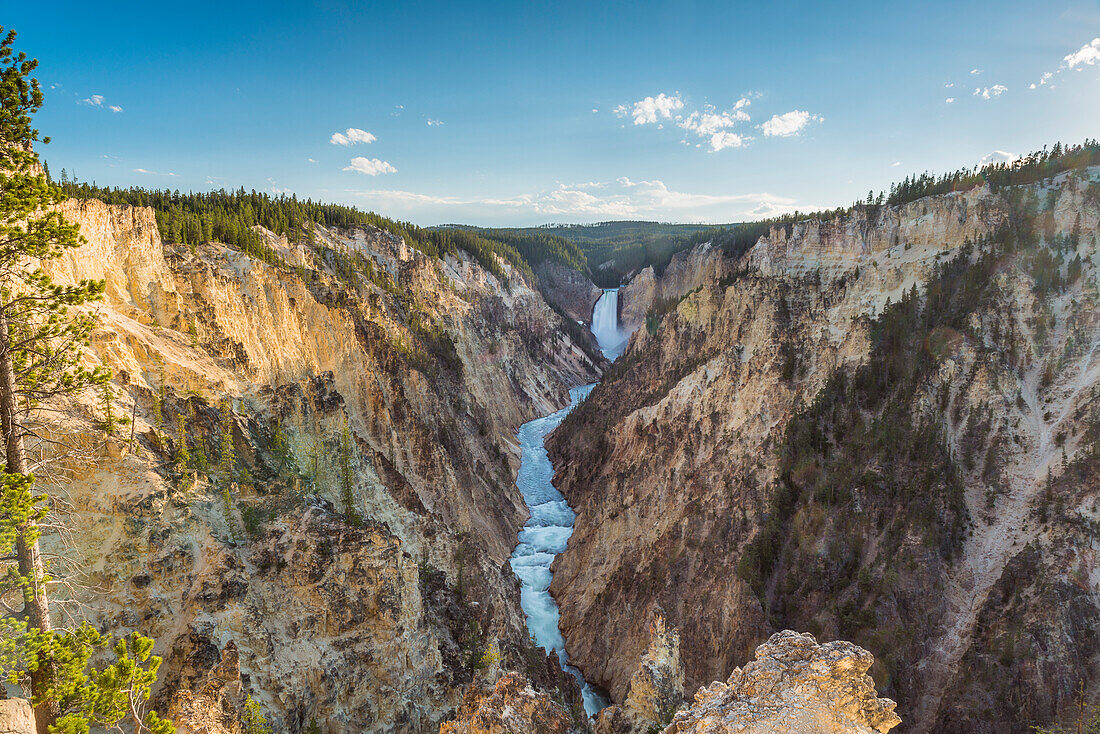 Lower Falls, Yellowstone Nationalpark, Wyoming, USA