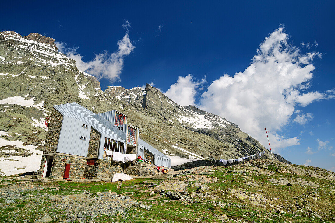 Rifugio Vallanta, Giro di Monviso, Monte Viso, Monviso, Cottische Alpen, Piemont, Italien