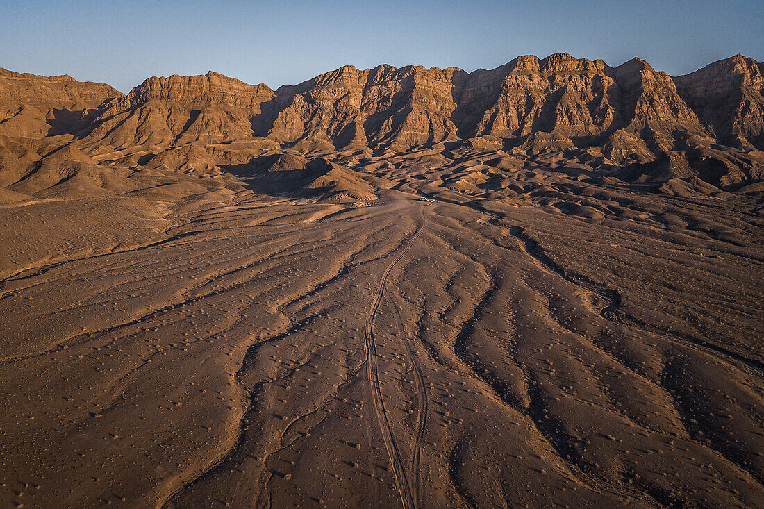 Mountains in Mesr in Kavir desert, Iran, Asia