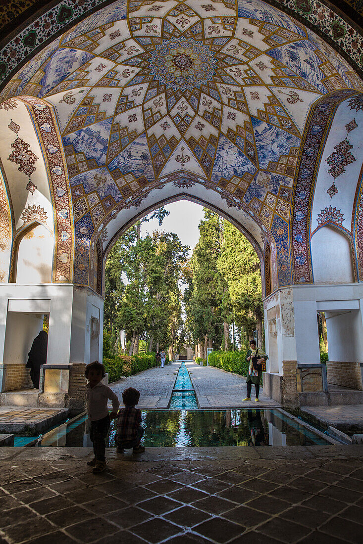 Fin-Garten in Kashan, Iran, Asien