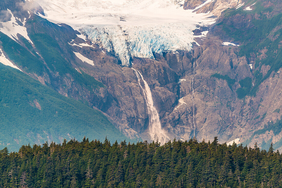 Gletscher in der Nähe von Haines, Alaska, USA