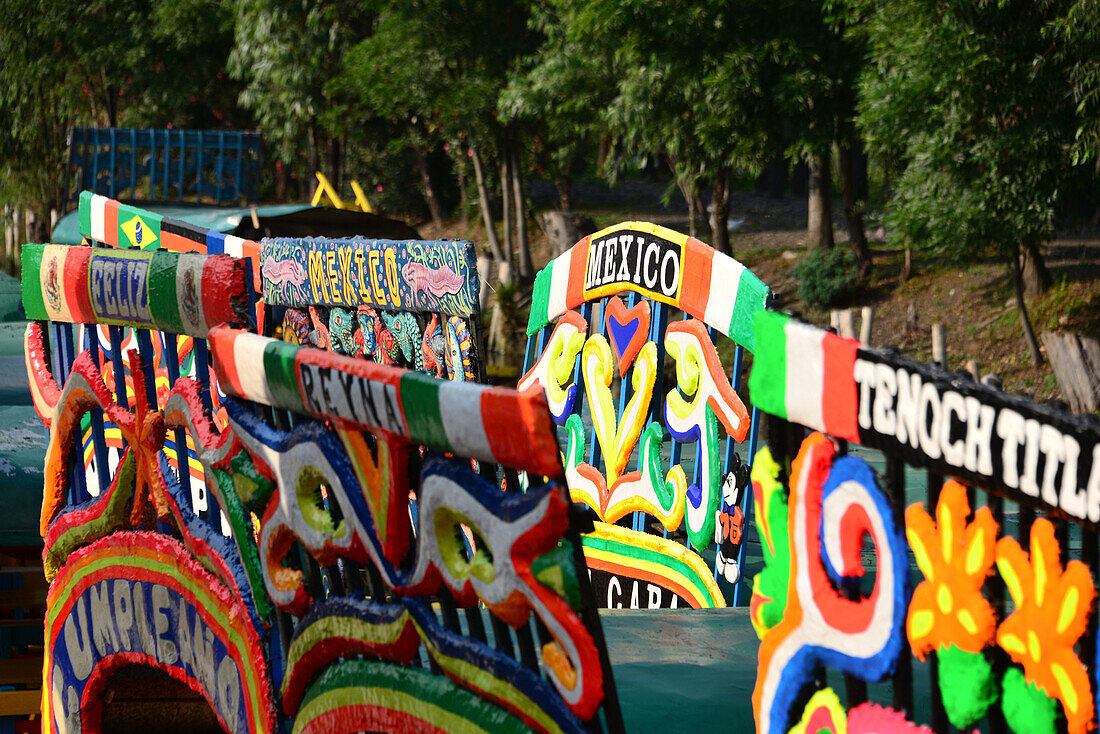an den Kanälen von Xochimilco, Mexico City, Mexiko