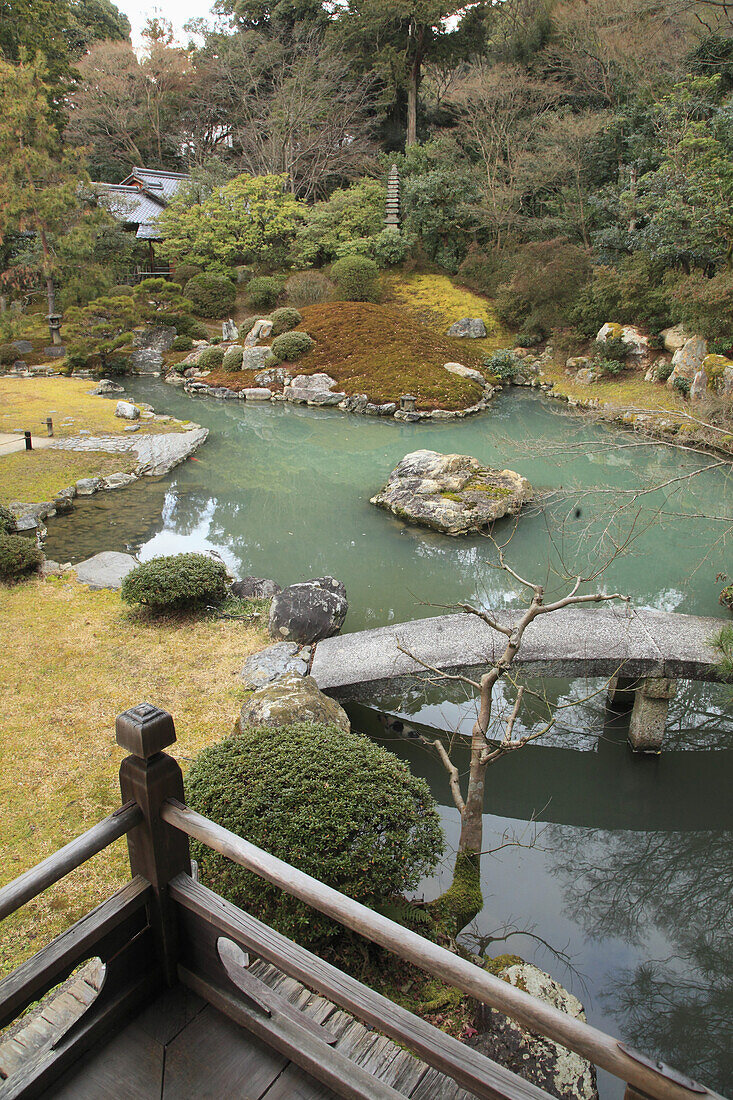 Japan, Kyoto, Shoren-in Temple, garden