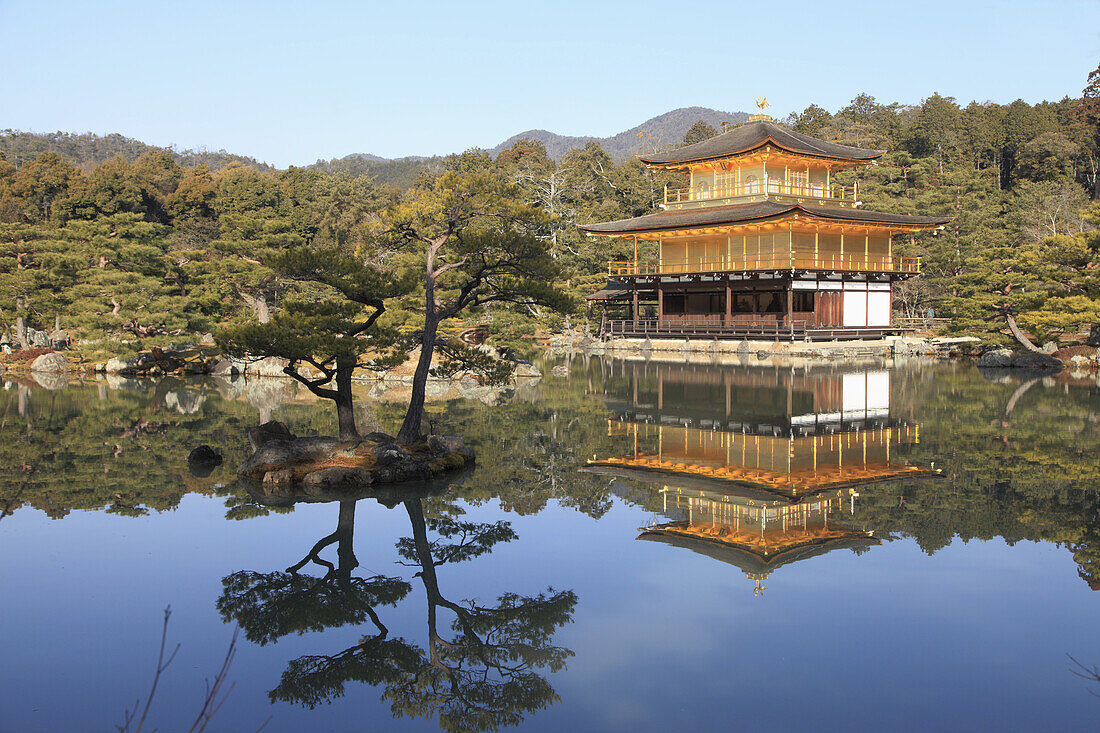 Japan, Kyoto, Kinkaku-ji Temple,  Golden Pavilion