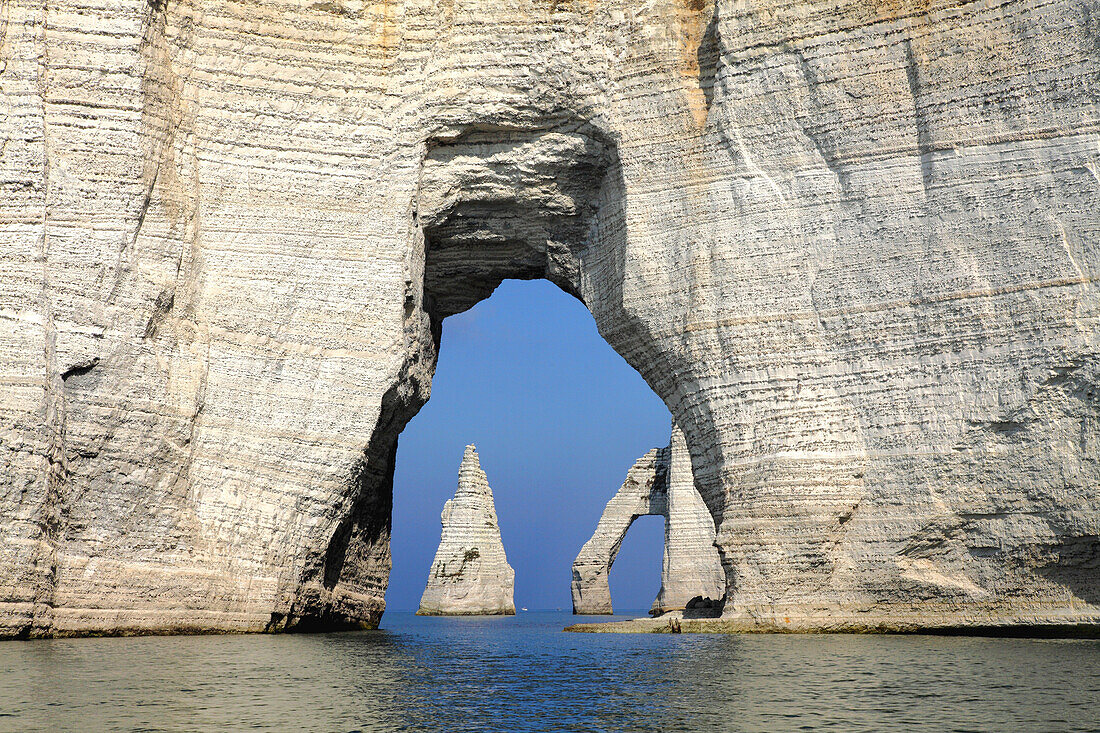 France, Normandy, Seine Maritime department (76), Etretat, cliffs of Etretat