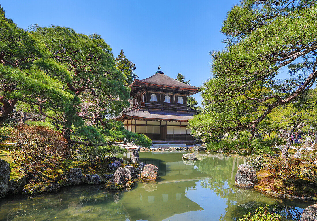 Japan, Kyoto City,Ginkaku-Ji Pavilion