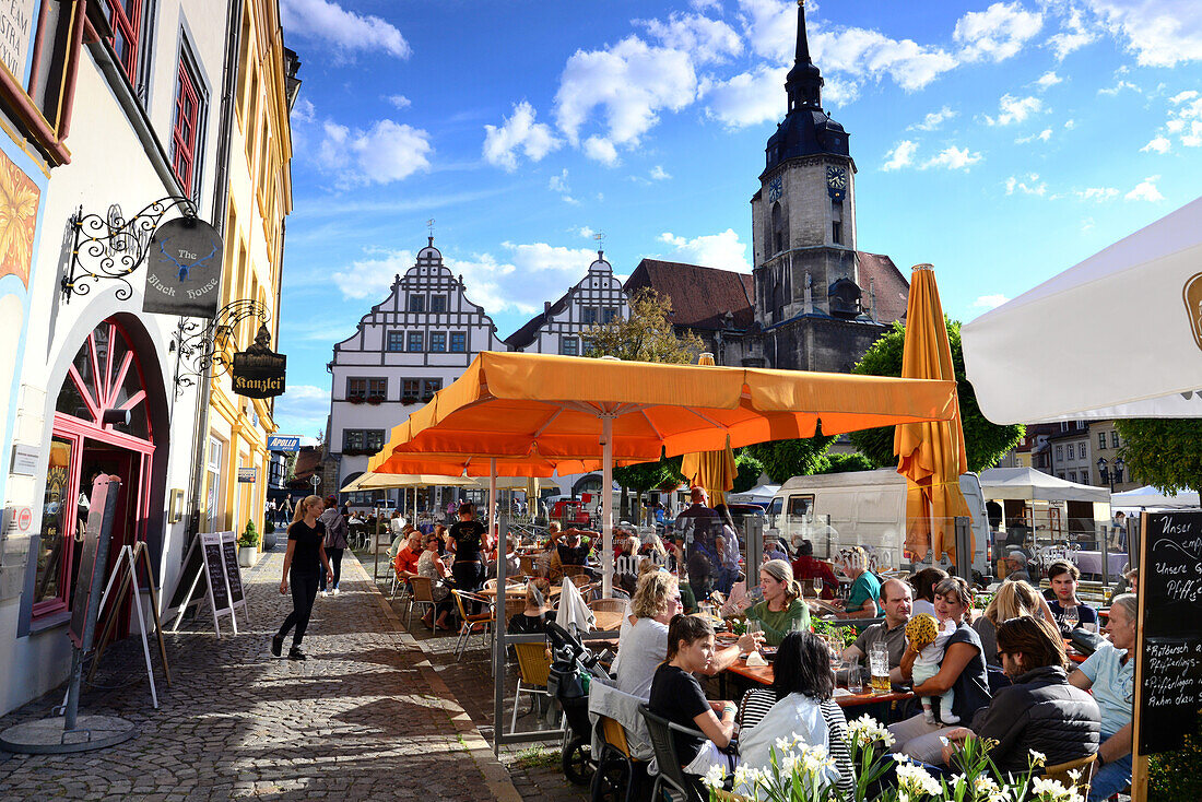 On the Market place, Naumburg, Saxony-Anhalt, Eastgermany, Germany