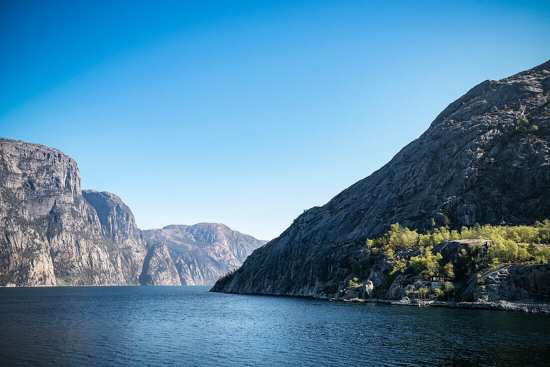 Lysefjord, Forsand, Rogaland Province, Norway, Scandinavia, Europe