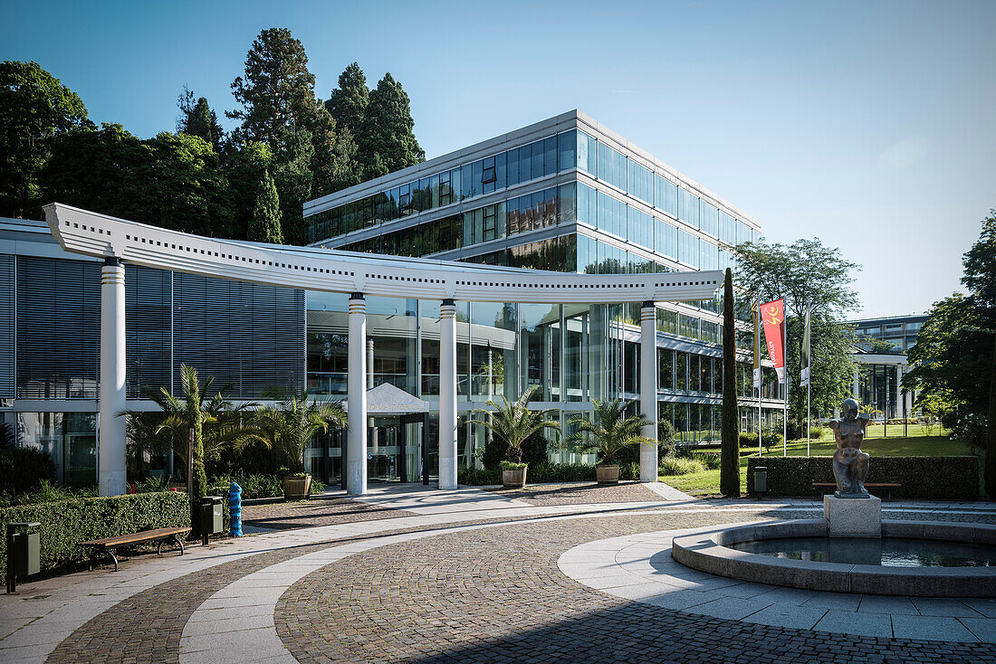 mordern architecture of Caracalla Spa, Baden-Baden, spa town, Baden-Wuerttemberg, Germany