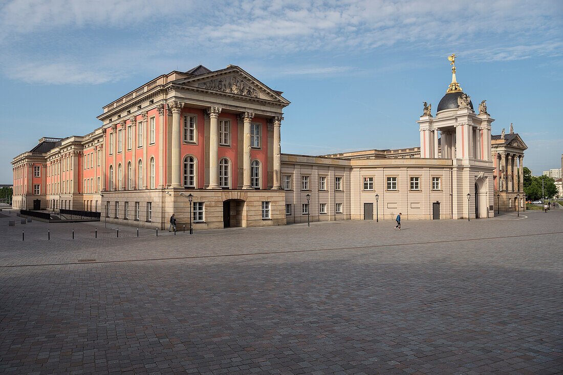 Stadtschloss (Sitz von Landtag Brandenburg) am Alten Markt, Potsdam, Brandenburg, Deutschland