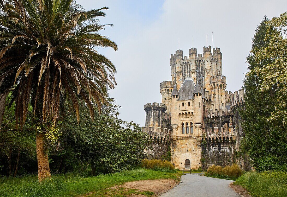 Castillo de Butrón, Gatika, Bizkaia, Basque Country, Spain, Europe