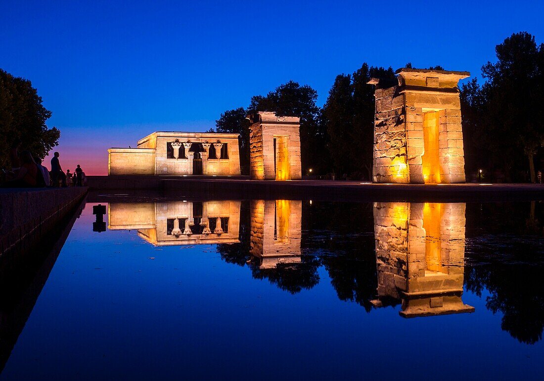 Debod Temple. Madrid, Spain.