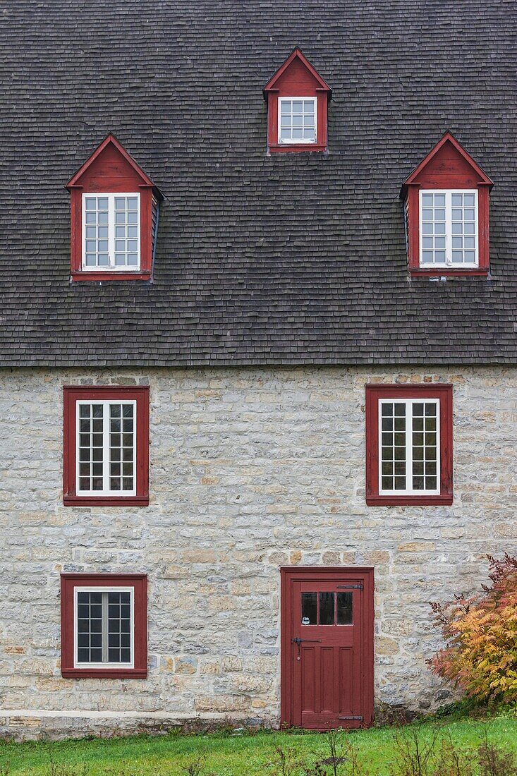 Canada, Quebec, Capitale-Nationale Region, Deschambault, Moulin de la Chevrotiere, 16th century mill.