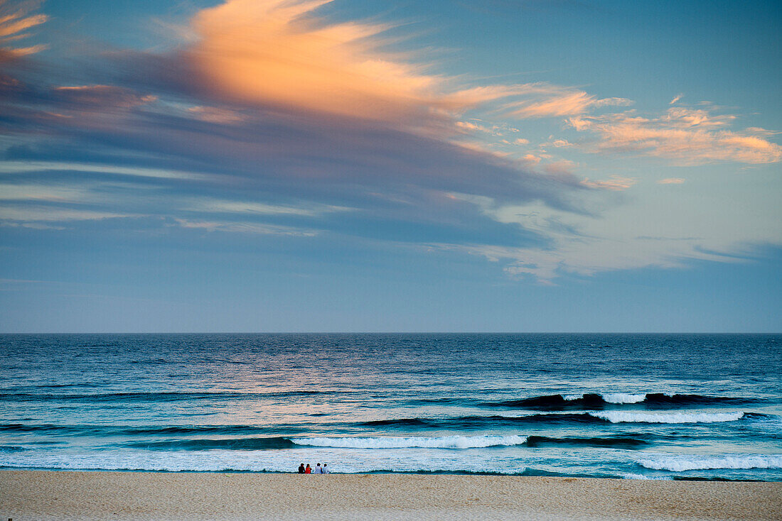 Evening mood at the almost empty Bommerang Beach