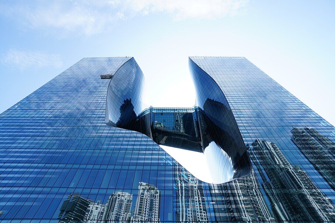 Architektur, Opus, Zaha Hadid, Hochhaus, Business Bay, Dubai, VAE, Vereinigte Arabische Emirate