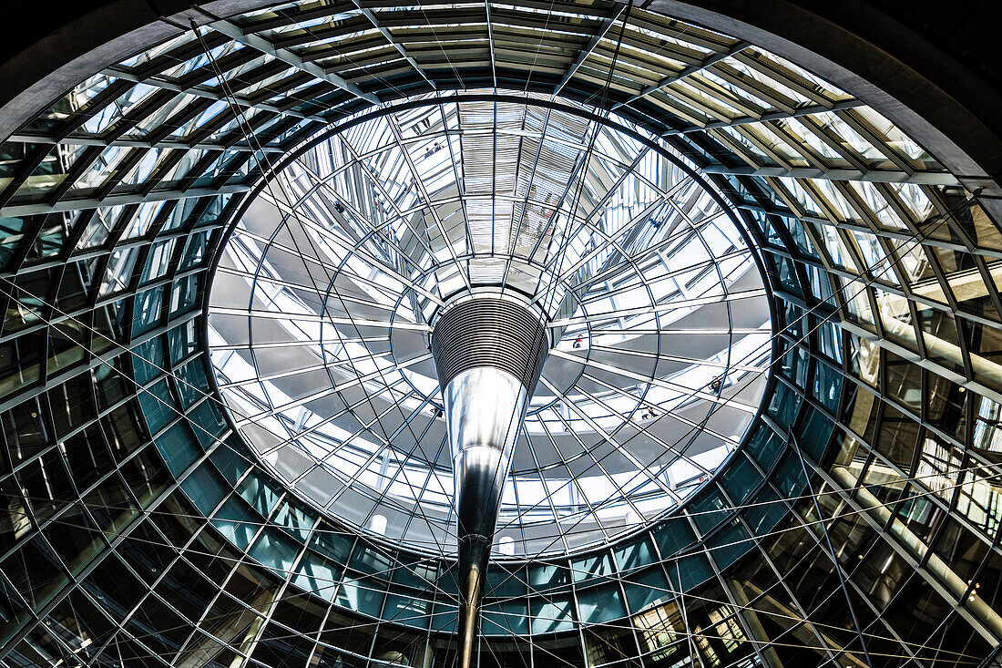 Glass dome, Reichstag, Bundestag, Berlin, Germany