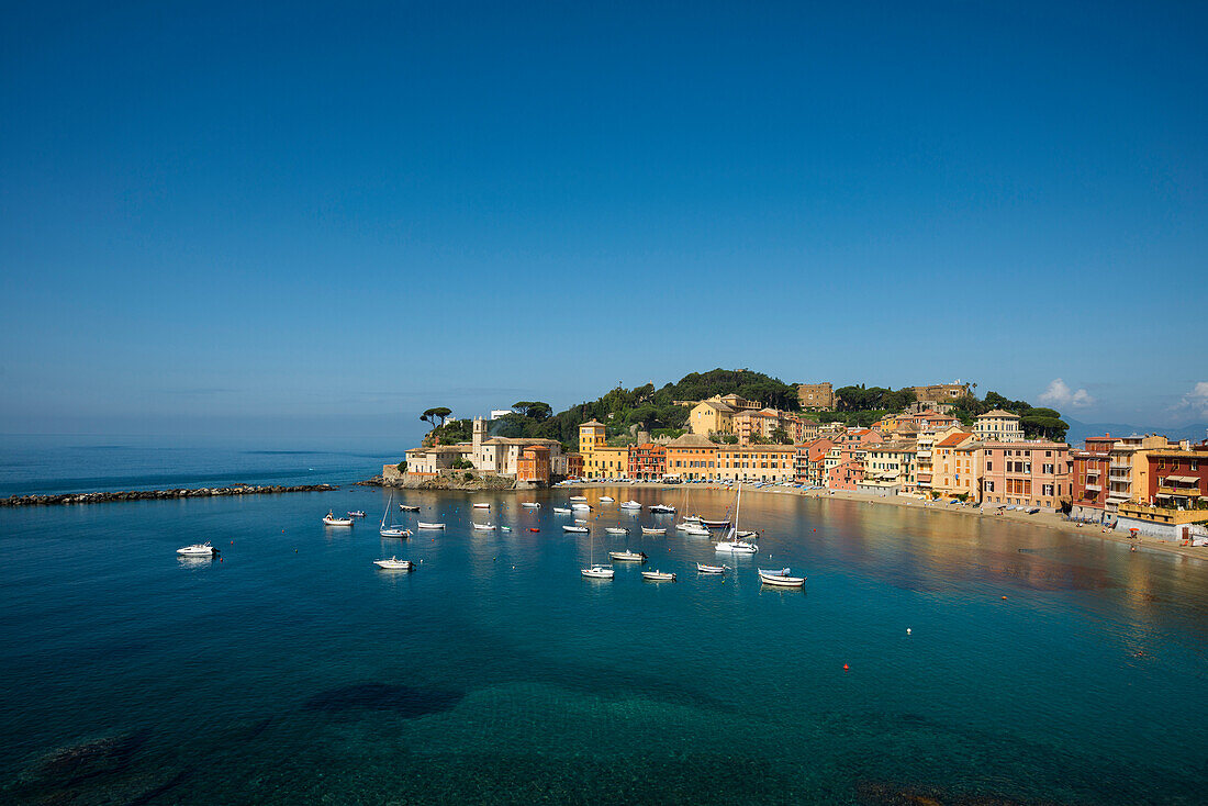 Baia del Silenzio, Sestri Levante, Provinz Genua, Riviera di Levante, Ligurien, Italien