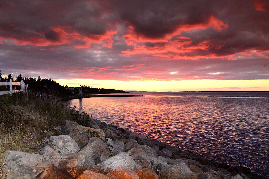 Near Caraquet at Gulf of St. Lawrence, New Brunswick, Canada