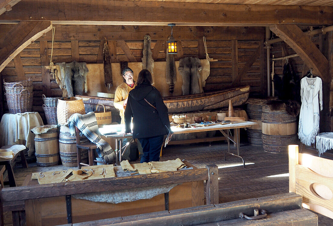 Historical village Port Royal near Annapolis Royal, Nova Scotia, Canada