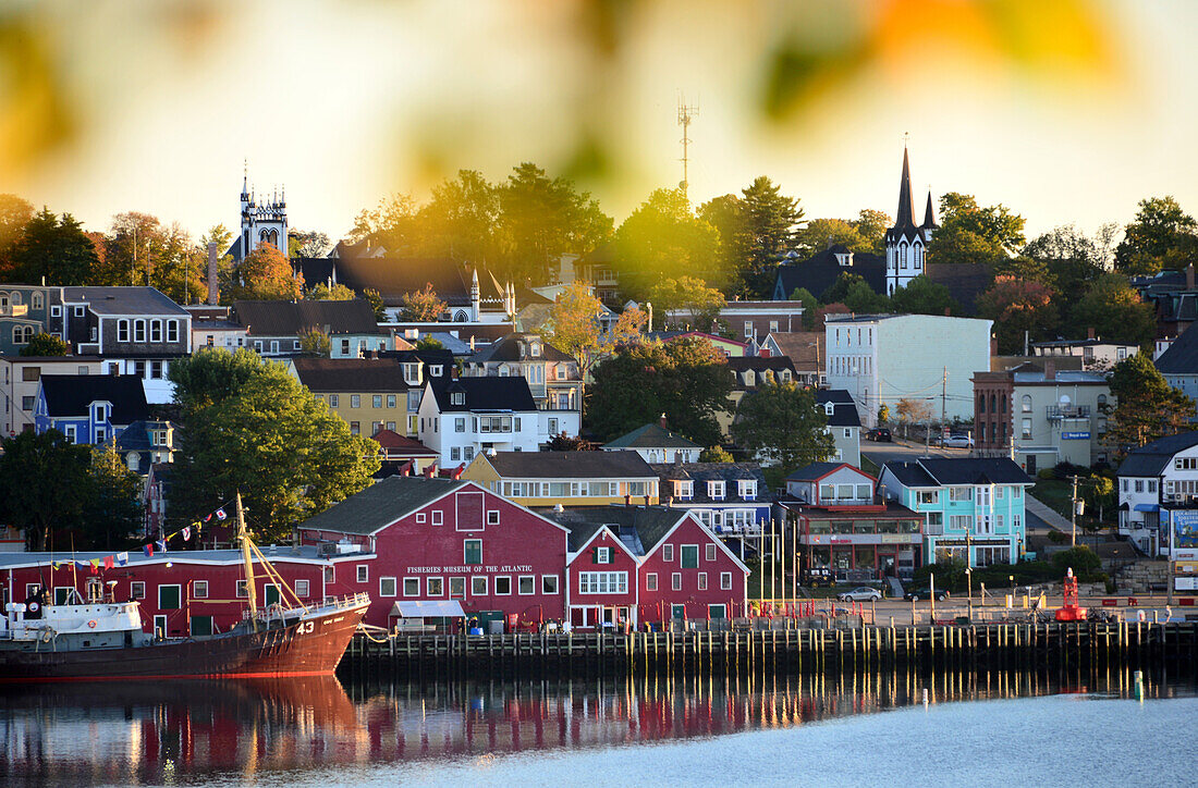 Blick auf Lunenburg, Nova Scotia, Ost Kanada