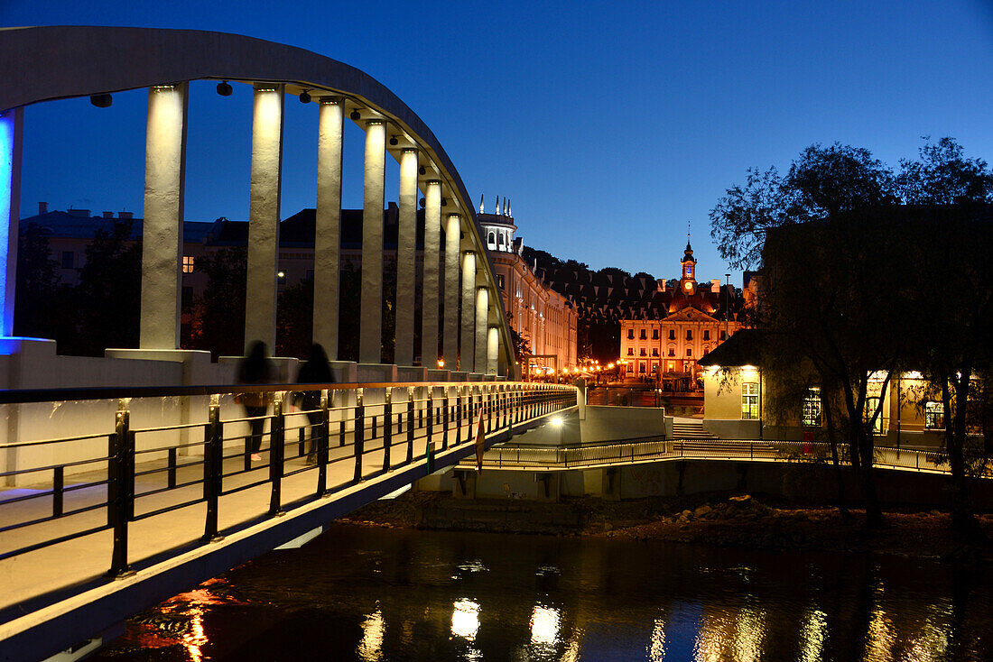 Friedensbrücke über den Emajaogi-Fluß, Tartu, Estland