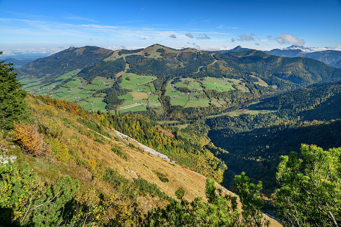 Spielberg und Wieserhörndl vom Schlenken, Salzkammergut, Salzburg, Österreich