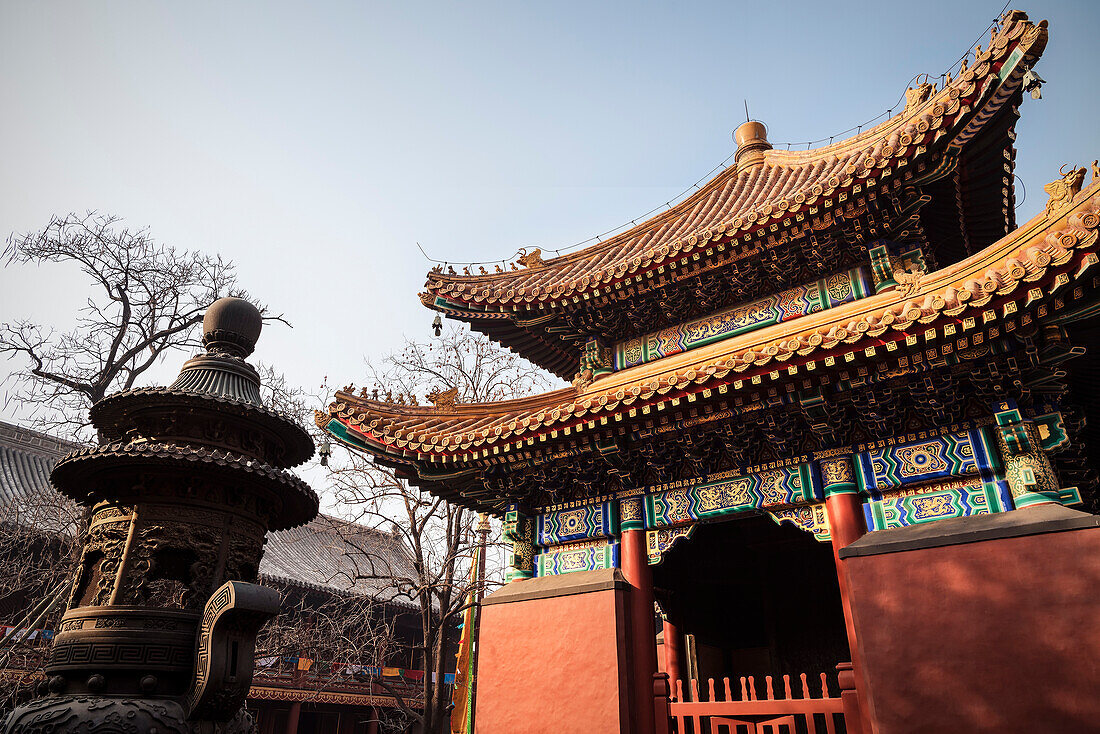 Yonghe Tempel (auch bekannt als Lamatempel), Peking, China, Asien