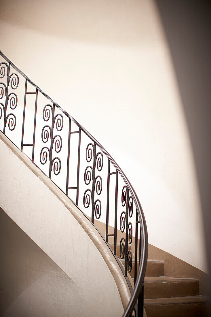 Wendeltreppe , LMU München, Bayern, Deutschland