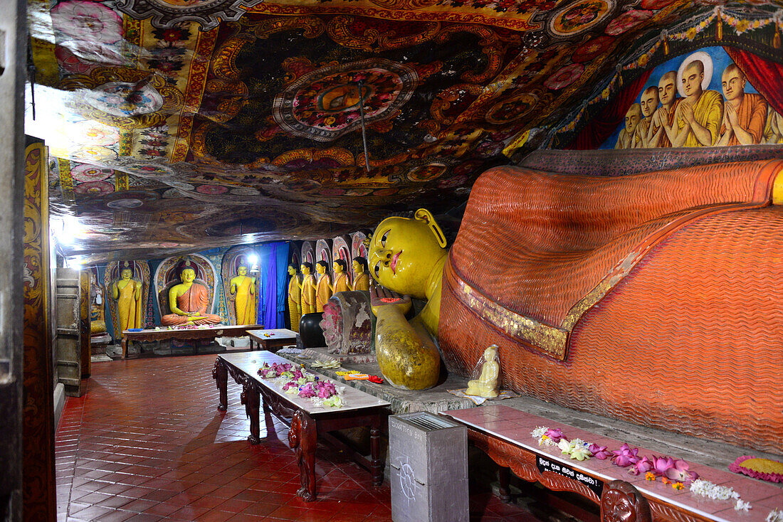 Alu Vihara near Matale, mountains, Sri Lanka