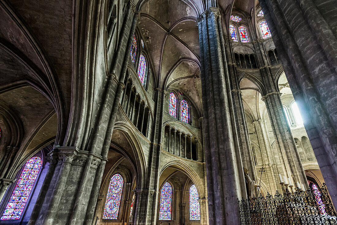 Kathedrale Saint Etienne, UNESCO-Weltkulturerbe, Bourges, Departement Cher, Region Centre-Val de Loire, Frankreich