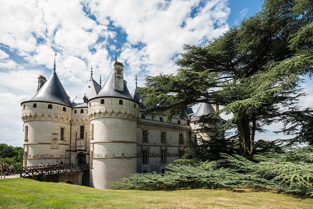 Chaumont Castle with park, Château de Chaumont, Chaumont-sur-Loire, Loire, Département Loir-et-Cher, France