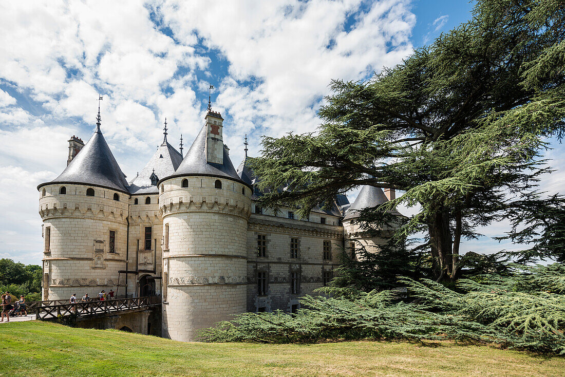 Schloss Chaumont mit Parkanlage, Château de Chaumont, Chaumont-sur-Loire, Loire, Département Loir-et-Cher, Frankreich