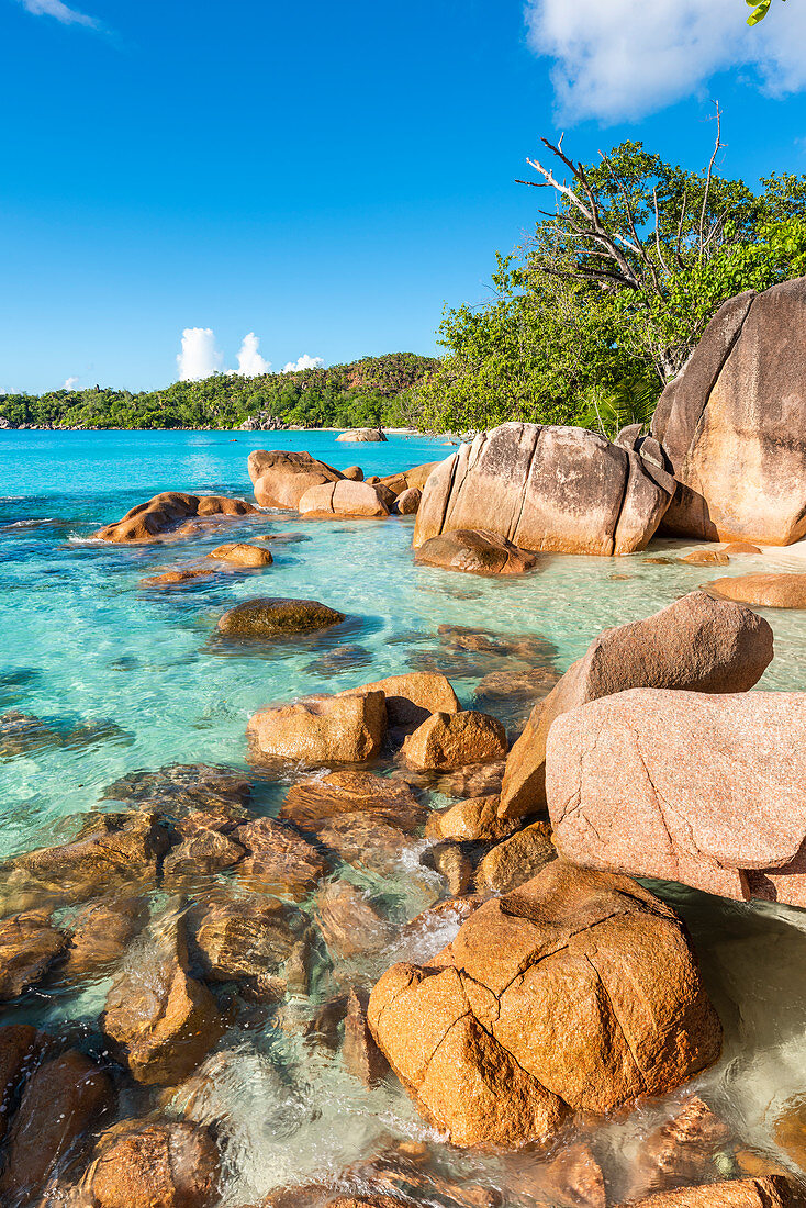 Anse lazio beach, Praslin island, Seychelles, Africa