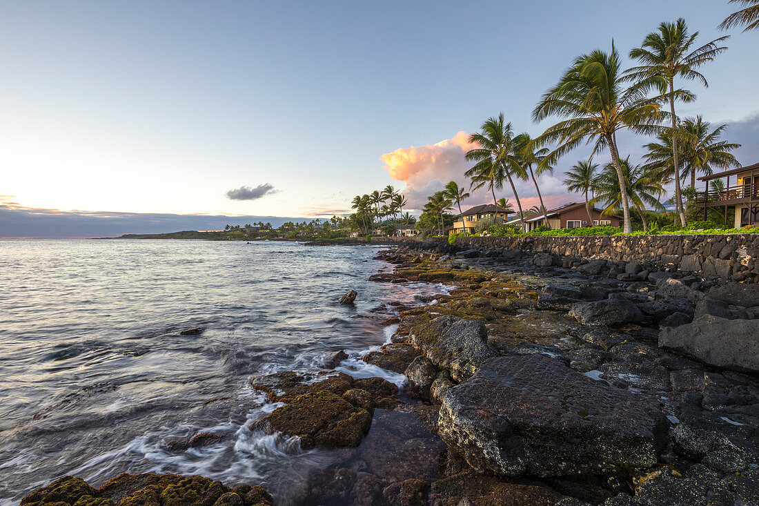 Sonnenaufgang auf der Insel Kauai, Hawaii, USA