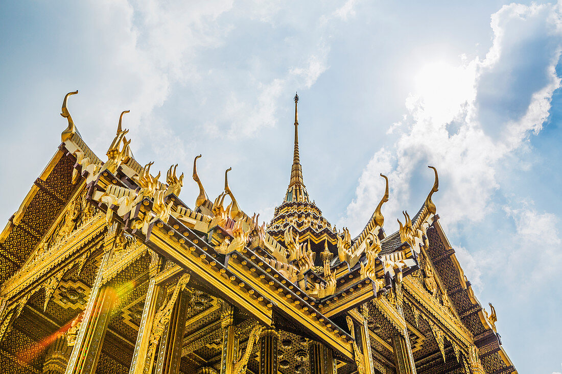 Der Tempel Wat Phra Kaew in Bangkok, Thailand