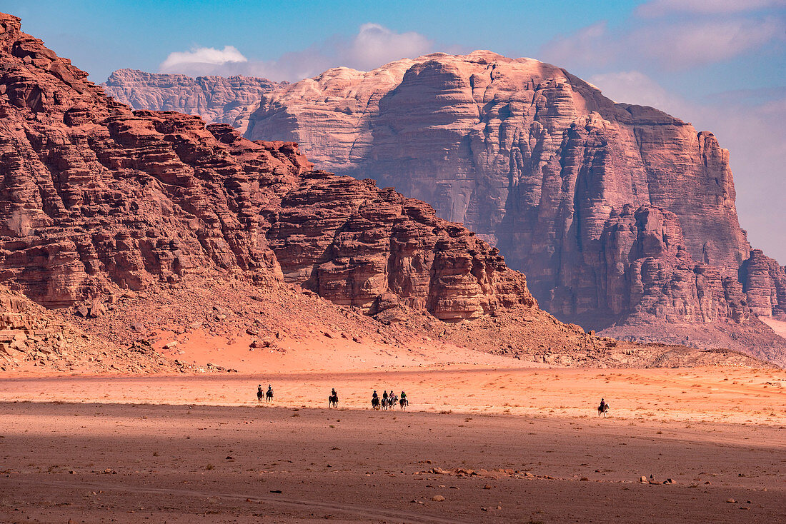 Wadi Rum Wüste, Süd Jordanien, Mittlerer Osten, Asien