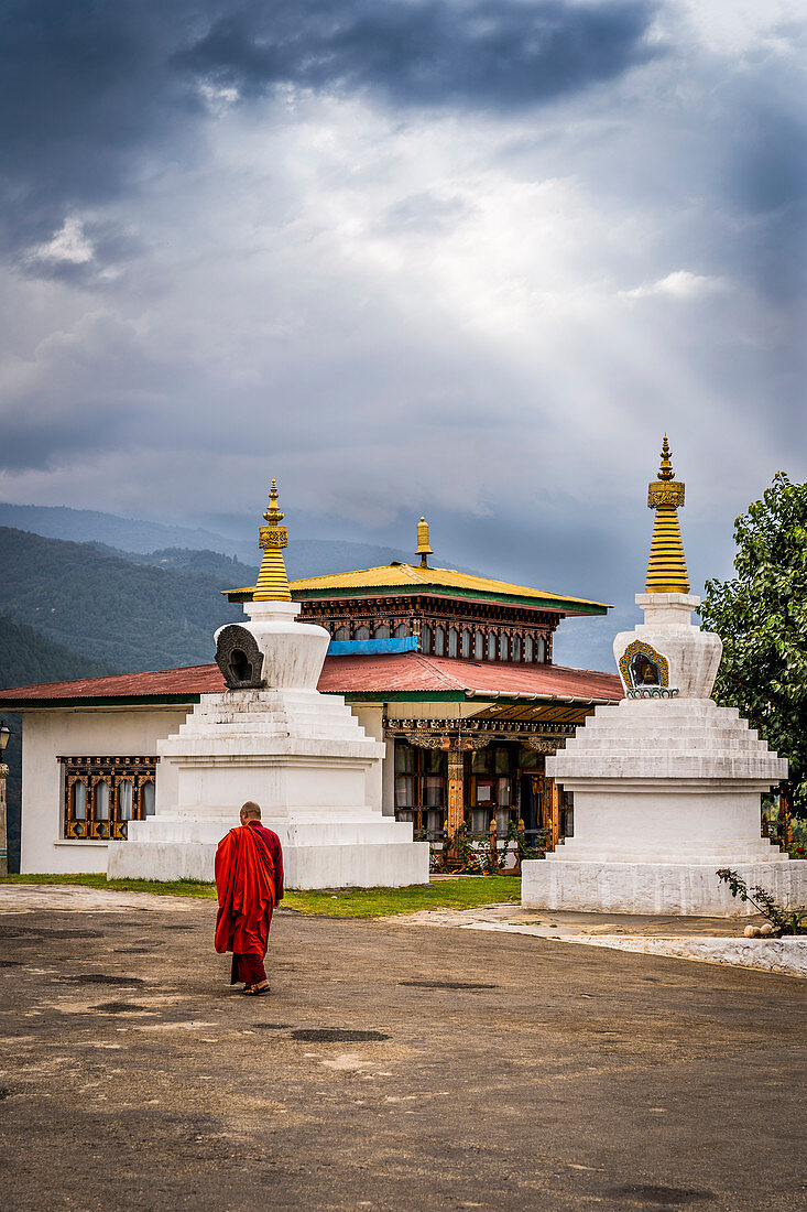 Kloster Sangchhen Dorji Lhuendrup Lhakhang, Punakha, Bhutan, Himalaya, Asien