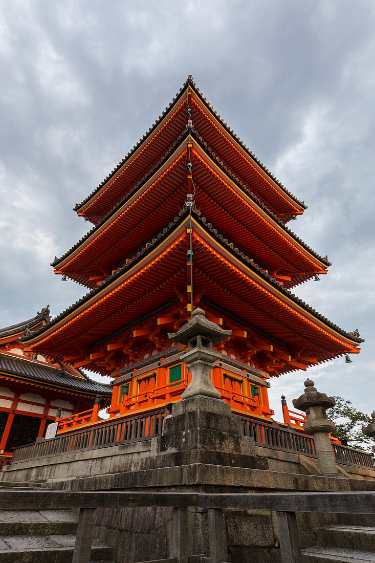 Kiyomizudera shrine, Kyoto, Japan, Asia