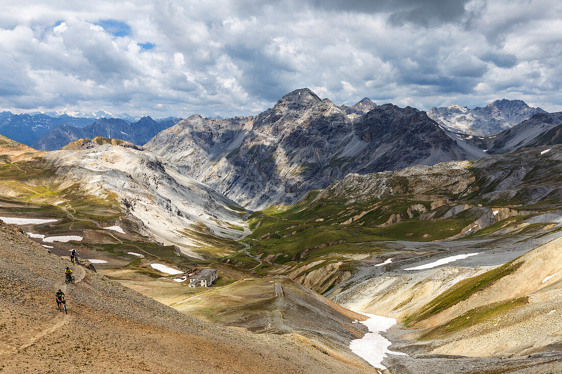 Passo dello Stelvio, Nationalpark von Stelvio, Valtellina, Lombardei, Italien, Europa