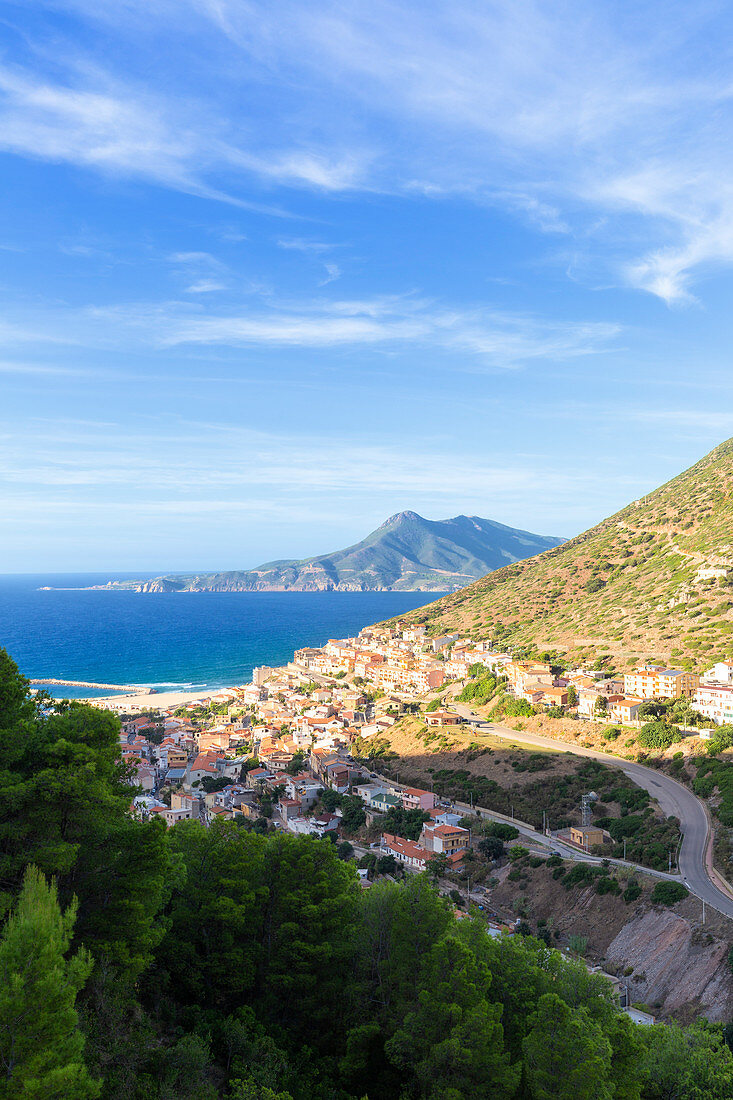 Village of Buggerru, Sud Sardegna province, Sardinia, Italy, Europe.