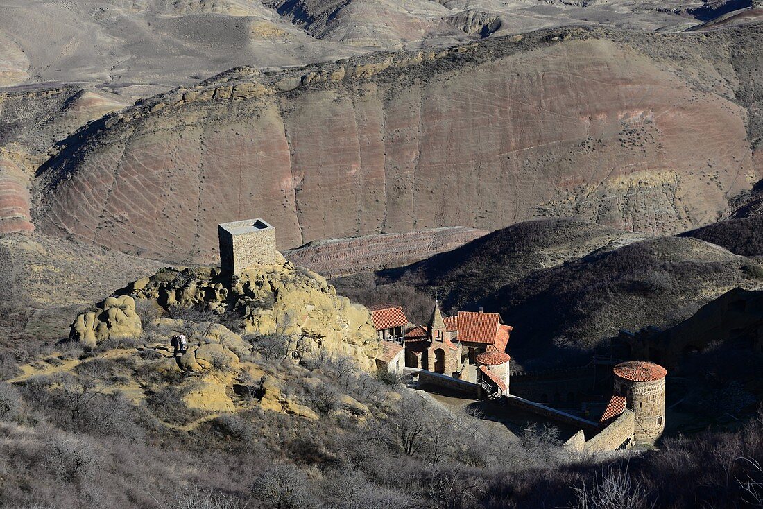 Am Kloster Davit Gareja, Kachetien, Ostgeorgien, Georgien