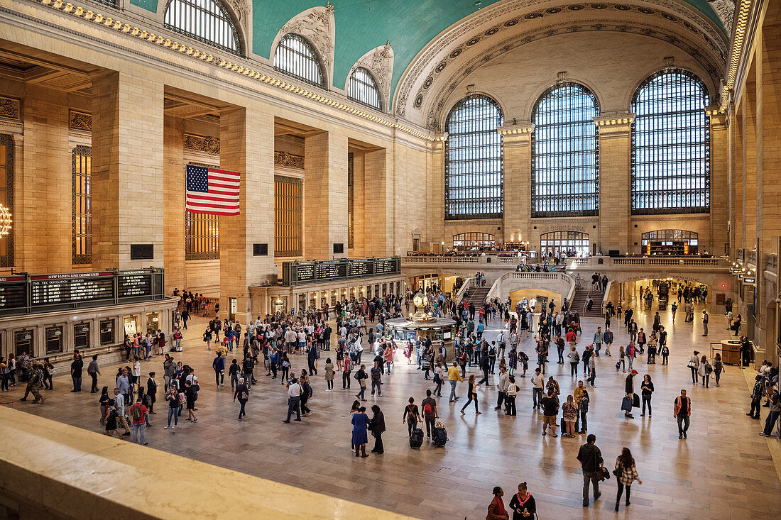 Innenansicht Grand Central Bahnhof, Manhattan, New York City, Vereinigte Staaten von Amerika, USA, Nordamerika