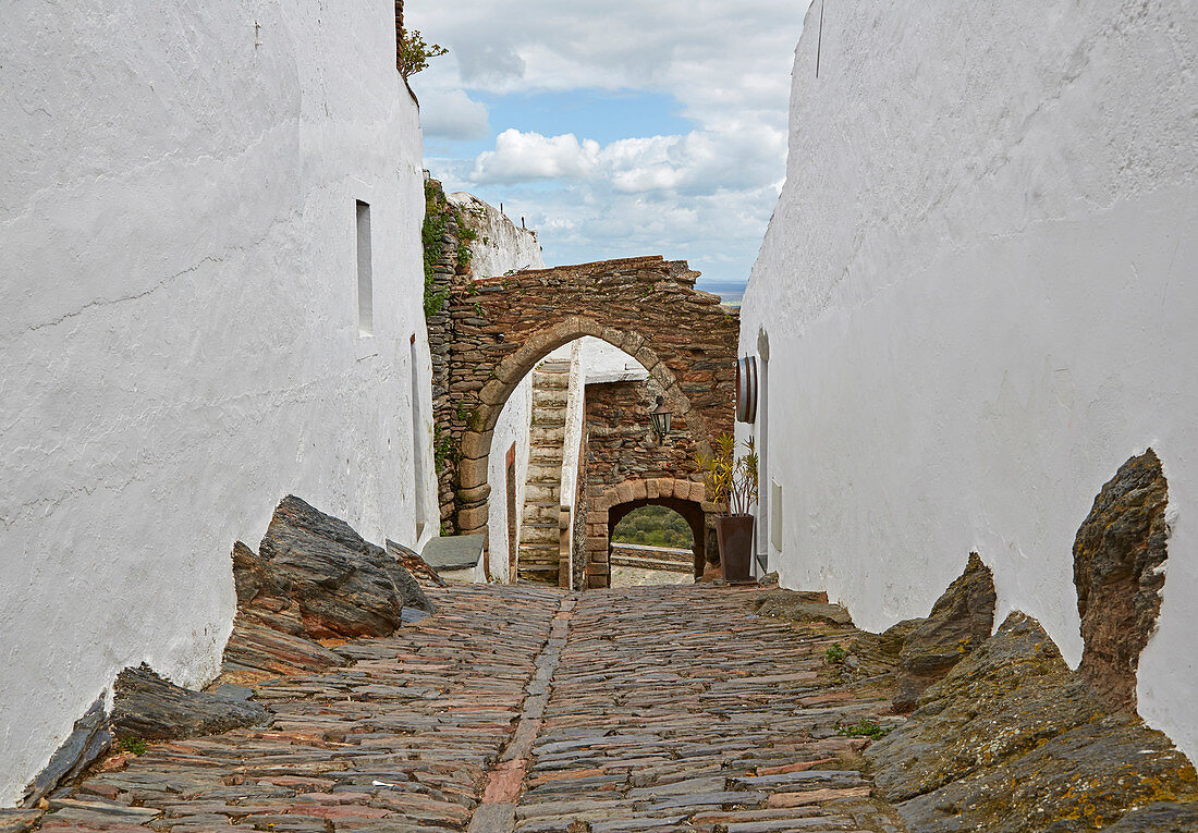 Village of Monsaraz, District Évora, Region of Alentejo, Portugal, Europe