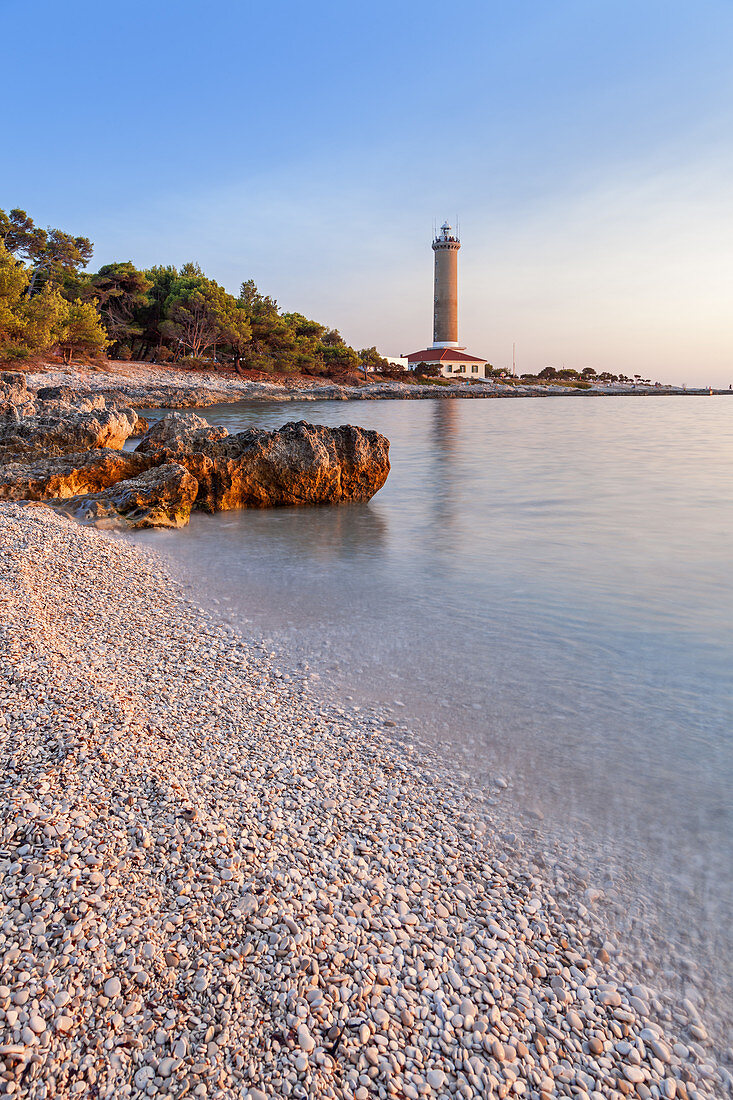 Leuchtturm Veli Rat auf der Insel Dugi Otok, Veli Rat, Zadar, Norddalmatien, Dalmatien, Kroatien, Südeuropa, Europa