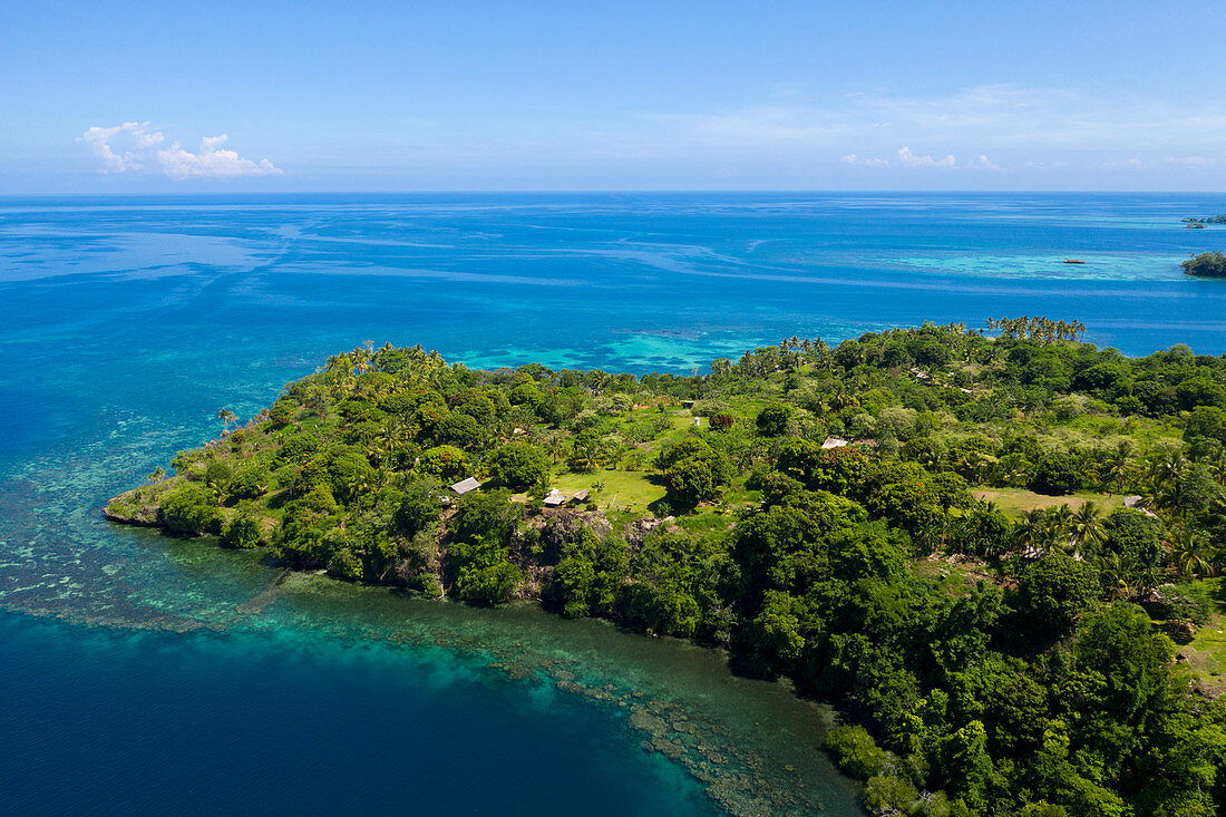 Fjord landscape of Cape Nelson, Tufi, Oro province, Papua New Guinea