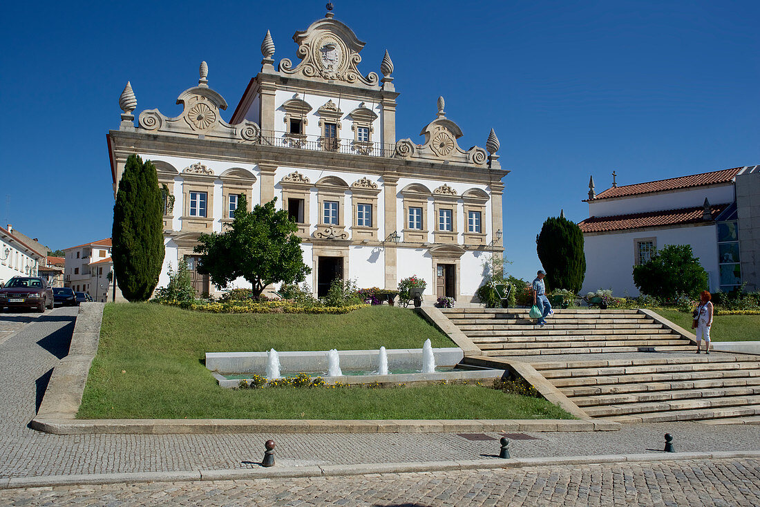 Palácio dos Távoras - Câmara Municipal, Rathaus in Mirandela, Trás-os-Montes, Nordportugal, Portugal