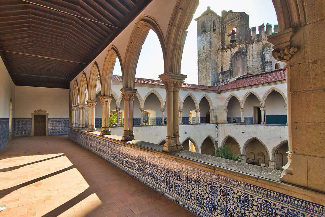 Der Claustro da Lavagem im Convento da Ordem de Cristo, Tomar, Zentralportugal, Portugal