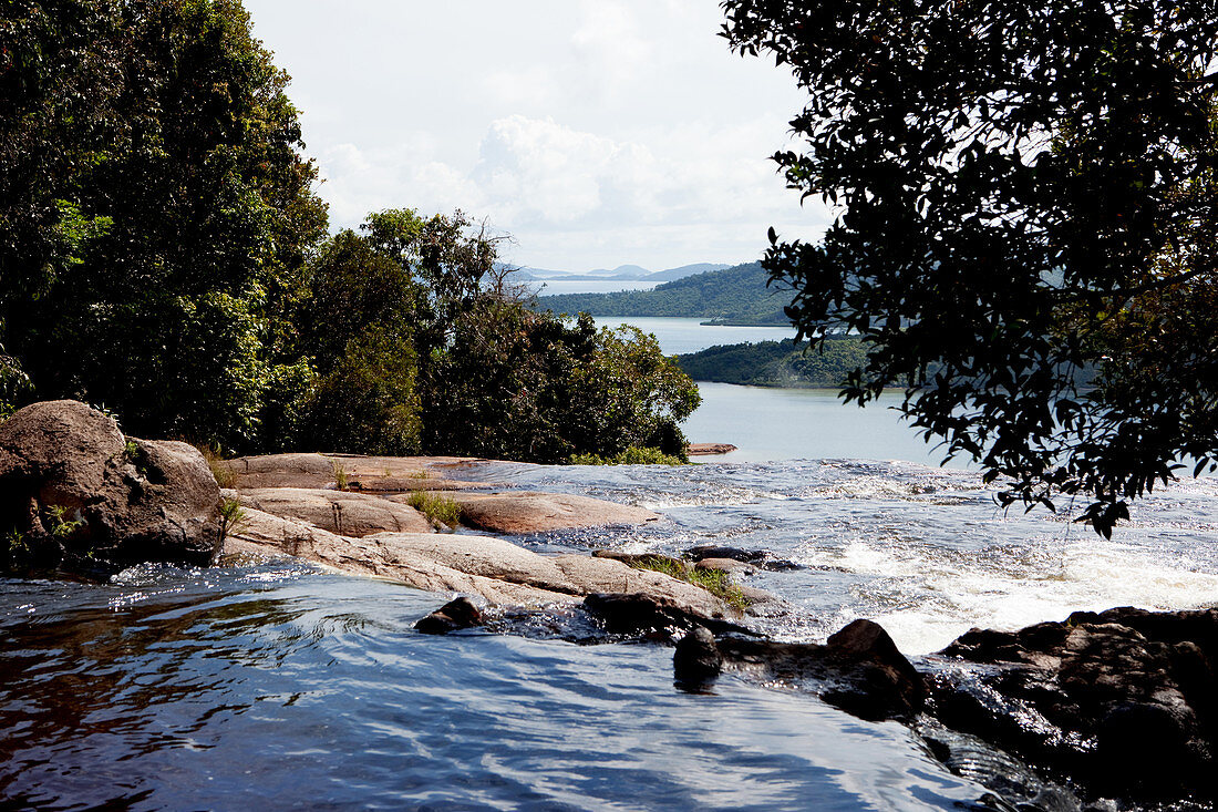 Temburun Waterfall, Tarempa, Siantan, Anambas, Indonesia