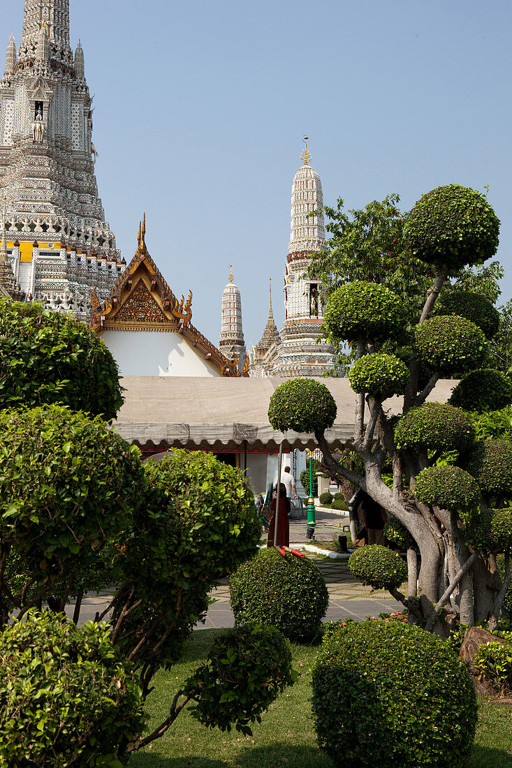 Wat Arun am Chao Phraya, Bangkok, Thailand